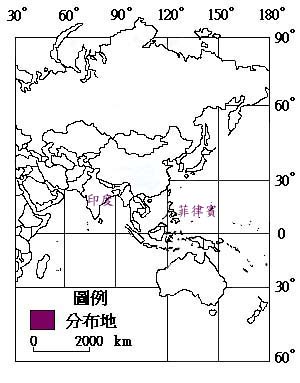 台灣海桐主要分布地