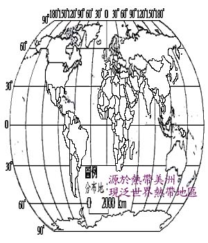 銀合歡主要分布地