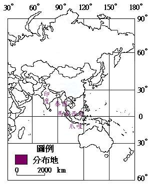 魚藤主要分布地