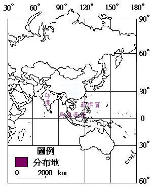 田菁主要分布地