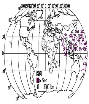 光高粱主要分布地