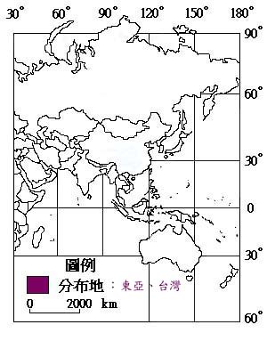 艾草主要分布地