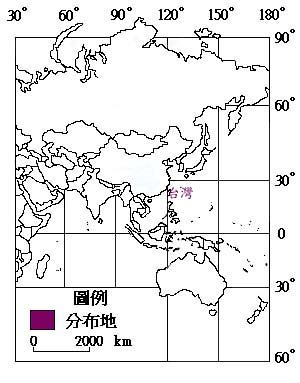 台灣澤蘭主要分布地