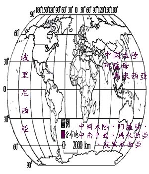 膜稃草主要分布地